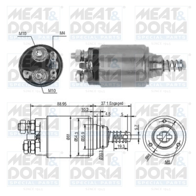 Solenoid Switch, starter